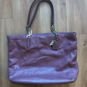 Purple Coach Handbag